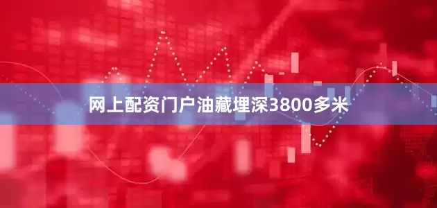 网上配资门户油藏埋深3800多米